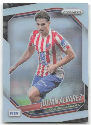 Julian Alvarez 2025-26 Panini Prizm FIFA Silver Prizms Atletico Madrid