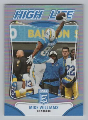 Mike Williams 2023 Donruss Elite High LIfe Los Angeles Chargers