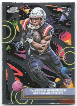 TreVeyon Henderson Rookie 2025 Topps Chrome Cosmic New England Patriots