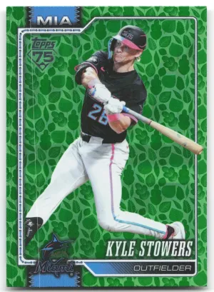 Kyle Stowers 2026 Topps Holiday Miami Marlins