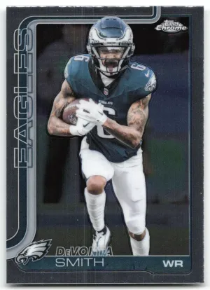 DeVonta Smith 2025 Topps Chrome Philadelphia Eagles