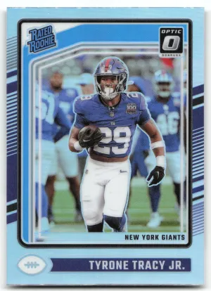 Tyrone Tracy Jr. Rookie 2024 Donruss Optic Holo New York Giants