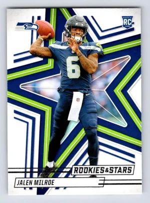 Jalen Milroe RC 2025 Panini Rookies & Stars Seattle Seahawks