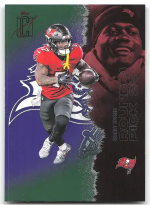 Bucky Irving 2025 Topps Signature Class Green & Purple Tampa Bay Buccaneers