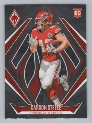 Carson Steele RC 2024 Panini Phoenix Kansas City Chiefs