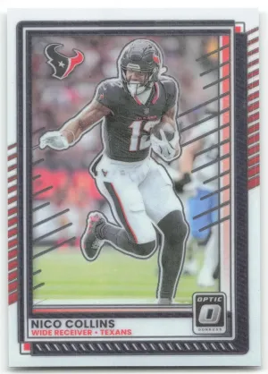 Nico Collins 2025 Donruss Optic Houston Texans