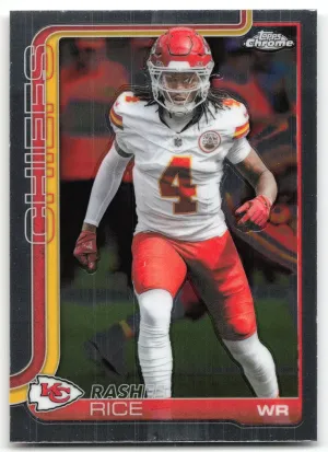 Rashee Rice 2025 Topps Chrome Kansas City Chiefs