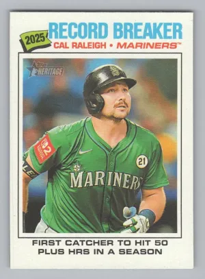 Cal Raleigh 2026 Topps Heritage Seattle Mariners