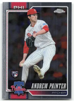 Andrew Painter Rookie 2026 Topps Chrome Philadelphia Phillies