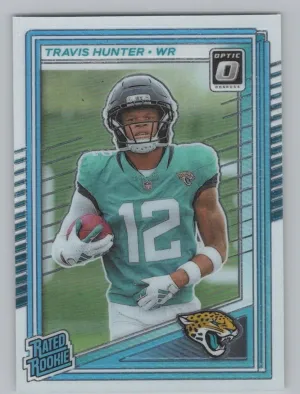 Travis Hunter RC 2025 Donruss Optic Jaguars