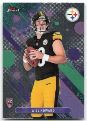 Will Howard RC 2025 Finest Steelers