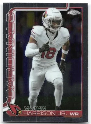 Marvin Harrison Jr. 2025 Topps Chrome Arizona Cardinals