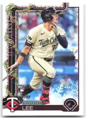 Brooks Lee Rookie 2025 Topps Holiday Minnesota Twins