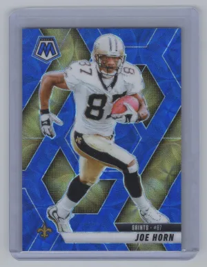 Joe Horn 2025 Panini Mosaic Blue Scope New Orleans Saints