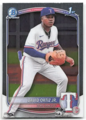 David Ortiz Jr. 2025 Bowman Chrome Prospects Texas Rangers