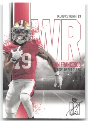 Jacob Cowing RC 2024 Topps Signature Class 49ers