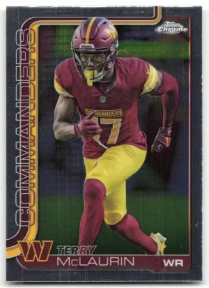 Terry McLaurin 2025 Topps Chrome Washington Commanders
