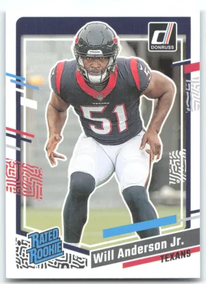 Will Anderson Jr. Rookie 2023 Donruss Houston Texans