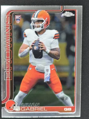 Dillon Gabriel RC 2025 Topps Chrome Cleveland Browns