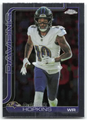 DeAndre Hopkins 2025 Topps Chrome Baltimore Ravens