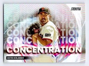 Justin Verlander 2025 Stadium Club Concentration San Francisco Giants