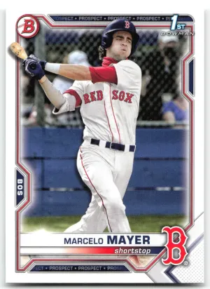 Marcelo Mayer 2021 Bowman Draft Red Sox