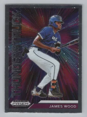 James Wood 2021 Panini Prizm Draft Picks Thunderstruck IMG Academy