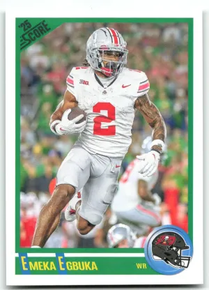 Emeka Egbuka 2025 Score Anniversary Rookies Tampa Bay Buccaneers