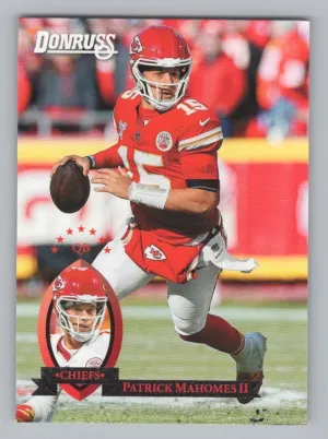 Patrick Mahomes II 2025 Donruss Retro 1995 Kansas City Chiefs