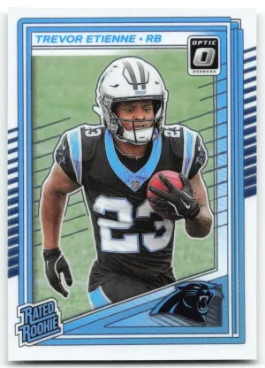Trevor Etienne Rookie 2025 Donruss Optic Carolina Panthers