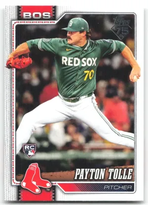 Payton Tolle Rookie 2026 Topps Boston Red Sox