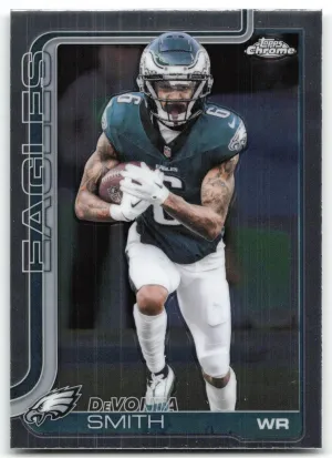 DeVonta Smith 2025 Topps Chrome Philadelphia Eagles