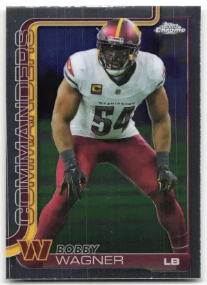 Bobby Wagner 2025 Topps Chrome Washington Commanders