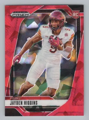 Jayden Higgins 2025 Panini Prizm Draft Picks Prizms Red Ice Iowa State Cyclones