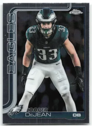 Cooper DeJean 2025 Topps Chrome Philadelphia Eagles