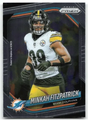 Minkah Fitzpatrick 2025 Panini Prizm Miami Dolphins