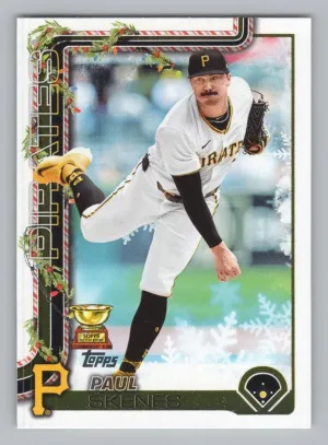Paul Skenes 2025 Topps Holiday Pittsburgh Pirates