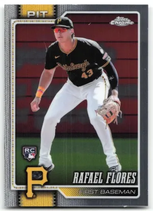 Rafael Flores Rookie 2026 Topps Chrome Pittsburgh Pirates