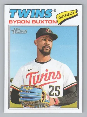 Byron Buxton 2026 Topps Heritage Minnesota Twins