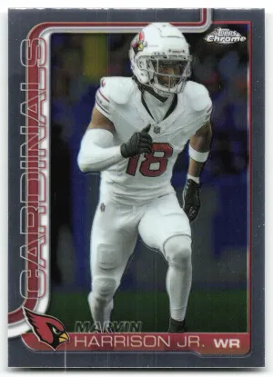 Marvin Harrison Jr. 2025 Topps Chrome Arizona Cardinals
