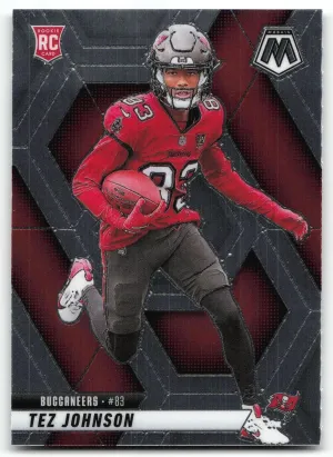 Tez Johnson Rookie 2025 Panini Mosaic Tampa Bay Buccaneers