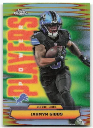 Jahmyr Gibbs 2025 Topps Chrome 1975 Topps Refractor Detroit Lions