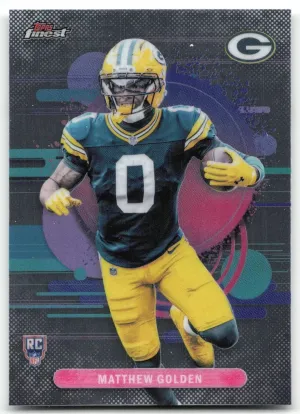 Matthew Golden Rookie 2025 Finest Uncommon Green Bay Packers