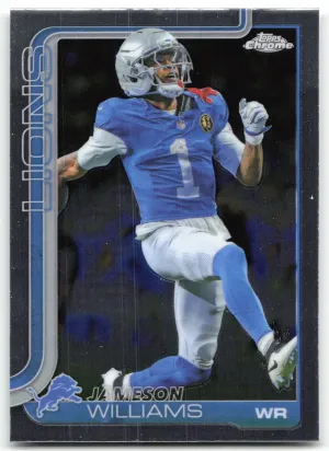 Jameson Williams 2025 Topps Chrome Detroit Lions