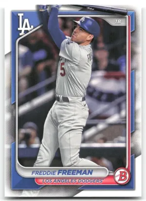 Freddie Freeman 2024 Bowman Los Angeles Dodgers