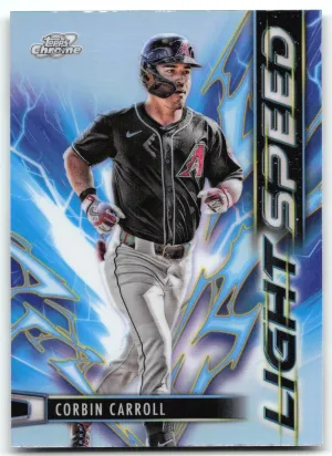 Corbin Carroll 2025 Topps Chrome Cosmic Light Speed Diamondbacks