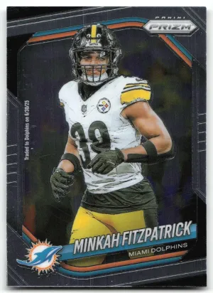 Minkah Fitzpatrick 2025 Panini Prizm Miami Dolphins
