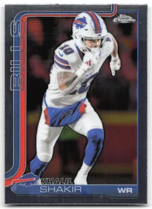 Khalil Shakir 2025 Topps Chrome Buffalo Bills