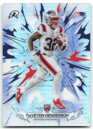 TreVeyon Henderson 2025 Topps Resurgence Prism Refractor New England Patriots