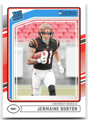Jermaine Burton Rookie 2024 Donruss Cincinnati Bengals